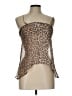 Unbranded Brown Sleeveless Blouse Size L (estimated) - photo 1