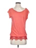 Bailey 44 100% Linen Orange Short Sleeve Top Size S - photo 1