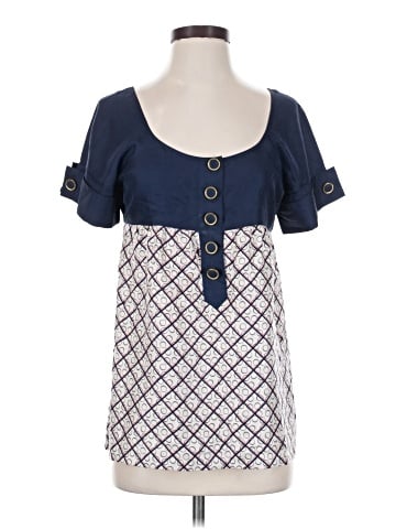 Juicy Couture Short Sleeve Silk Top (view 1)