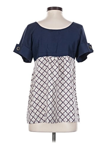 Juicy Couture Short Sleeve Silk Top (view 2)