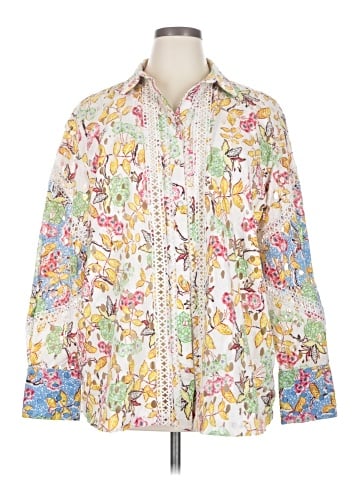 Hemant & Nandita Long Sleeve Button-Down Shirt (view 1)