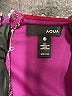 Aqua 100% Polyester Print Purple Cocktail Dress Size XS - photo 7