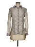 Weatherproof Metallic Gray Long Sleeve Blouse Size XS - photo 1