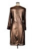 Calvin Klein 100% Polyester Metallic Brown Cocktail Dress Size 16 - photo 2