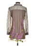 Weatherproof Metallic Gray Long Sleeve Blouse Size XS - photo 2