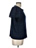 Assorted Brands 100% Cotton Blue Short Sleeve Top Size L - photo 4