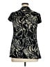 YUMMY PLUS 100% Polyester Black Short Sleeve Blouse Size 1X - photo 2