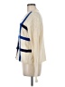 Lord & Taylor Checkered-gingham Ivory Wool Pullover Sweater Size L - photo 5