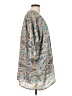 Soft Surroundings 100% Polyester Floral Graphic Paisley Blue Kimono Size L - photo 4