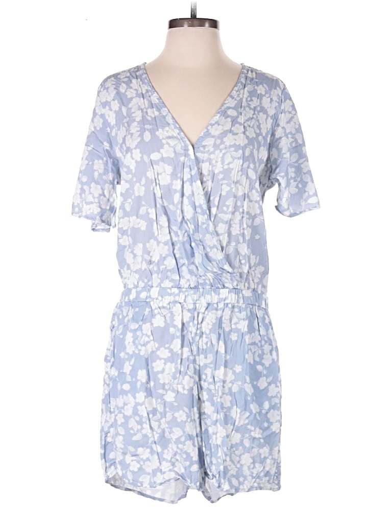 Pre-owned Cloth & Stone X Anthropologie Romper In Blue