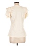 Unbranded Ivory Short Sleeve Top Size L - photo 2