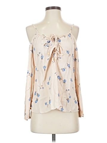 Line & Dot Long Sleeve Blouse (view 1)