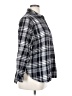 Gap 100% Cotton Plaid Black Long Sleeve Button-Down Shirt Size XL - photo 4