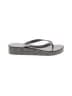 Coach Gray Flip Flops Size 10 - photo 1