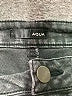 Aqua Houndstooth Gray Jeans Size 26 waist - photo 7