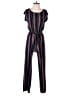 En Focus Studio 100% Polyester Stripes Blue Jumpsuit Size 6 - photo 1