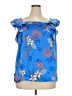 Liz Claiborne 100% Polyester Blue Sleeveless Blouse Size XXL - photo 1