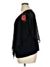 AGB 100% Polyester Black Short Sleeve Blouse Size 1X - photo 5