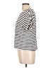Green Envelope Stripes Ivory Short Sleeve Turtleneck Size L - photo 5