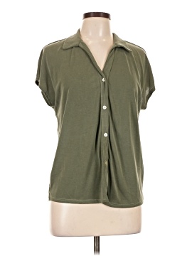 Green Envelope Short Sleeve Blouse