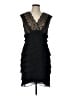 DressBarn 100% Polyester Black Cocktail Dress Size 12 - photo 1