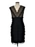 DressBarn 100% Polyester Black Cocktail Dress Size 12 - photo 2