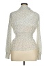 Ember 100% Polyester Polka Dots Ivory Long Sleeve Blouse Size XL - photo 2