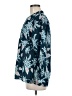 Carve Designs Floral Blue Long Sleeve Blouse Size M - photo 5