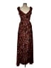 Katia Rae 100% Polyester Floral Brown Casual Dress Size L - photo 1