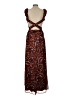 Katia Rae 100% Polyester Floral Brown Casual Dress Size L - photo 2