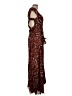 Katia Rae 100% Polyester Floral Brown Casual Dress Size L - photo 4
