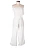 Blue Life 100% Cotton Solid White Jumpsuit Size S - photo 1