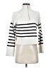 DKNY Jeans Stripes White Turtleneck Sweater Size S - photo 1
