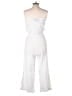 Blue Life 100% Cotton Solid White Jumpsuit Size S - photo 2