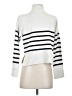 DKNY Jeans Stripes White Turtleneck Sweater Size S - photo 2