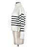 DKNY Jeans Stripes White Turtleneck Sweater Size S - photo 5
