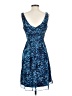 J.Crew Paisley Blue Cocktail Dress Size 4 - photo 2
