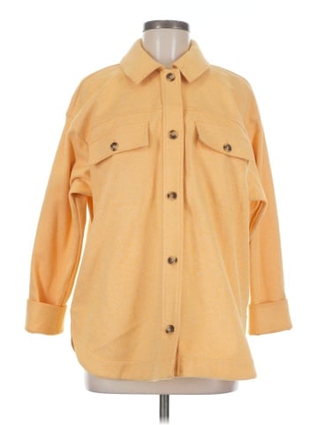 Madewell Brushed Herringbone Knit Shirt Jacket (view 1)