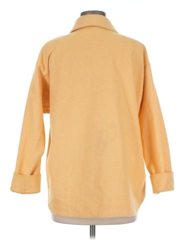 Madewell Brushed Herringbone Knit Shirt Jacket (view 2)