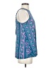 Akemi + Kin 100% Cotton Blue Sleeveless Blouse Size S - photo 4