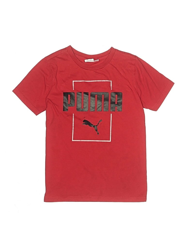 Pre-owned Puma Kids' Short Sleeve T-shirt In Red