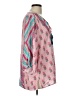 Tolani 100% Modal Pink 3/4 Sleeve Blouse Size L - photo 4