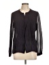 AKRIS 100% Silk Black Long Sleeve Silk Top Size L - photo 1