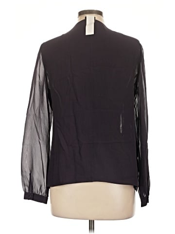 AKRIS Long Sleeve Silk Top (view 2)