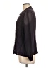 AKRIS 100% Silk Black Long Sleeve Silk Top Size L - photo 5