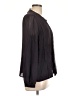 AKRIS 100% Silk Black Long Sleeve Silk Top Size L - photo 4