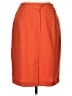 Sears 100% Polyester Solid Orange Formal Skirt Size 10 - photo 1