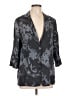 Baci 100% Flax Gray Blue Blazer Size M - photo 1