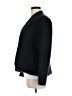 Grace Chevron-herringbone Black Wool Blazer Size M (estimated) - photo 5