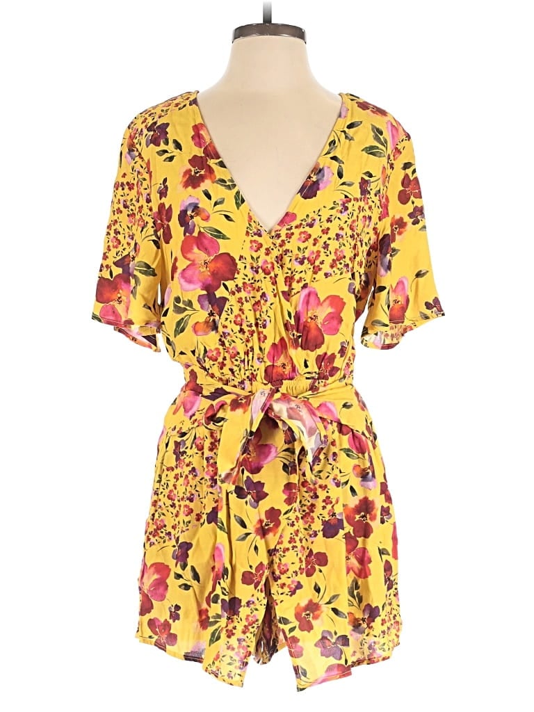 Pre-owned Blue Life Romper In Yellow
